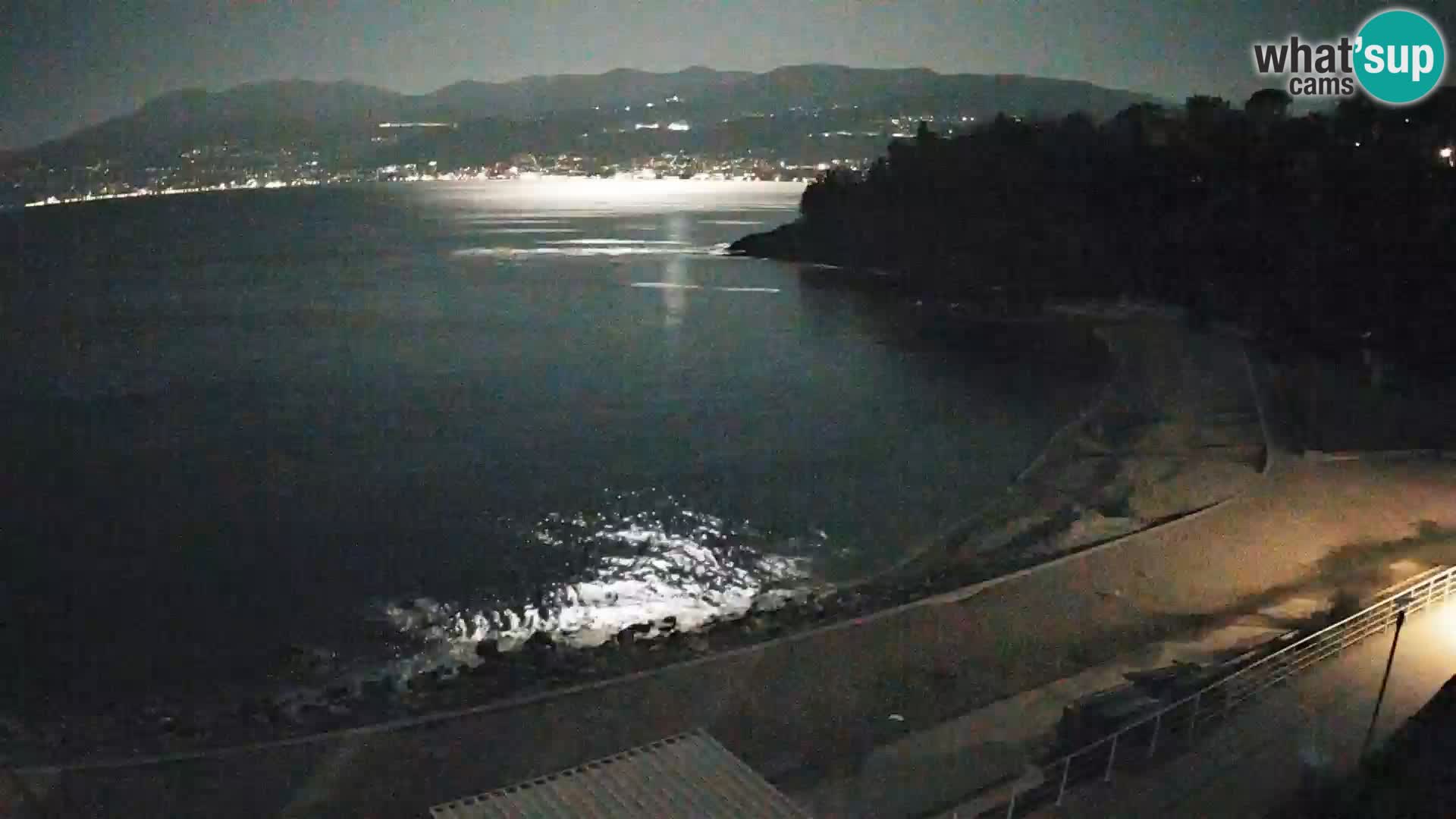 Rijeka web kamera plaža pri Bazenih Kantrida