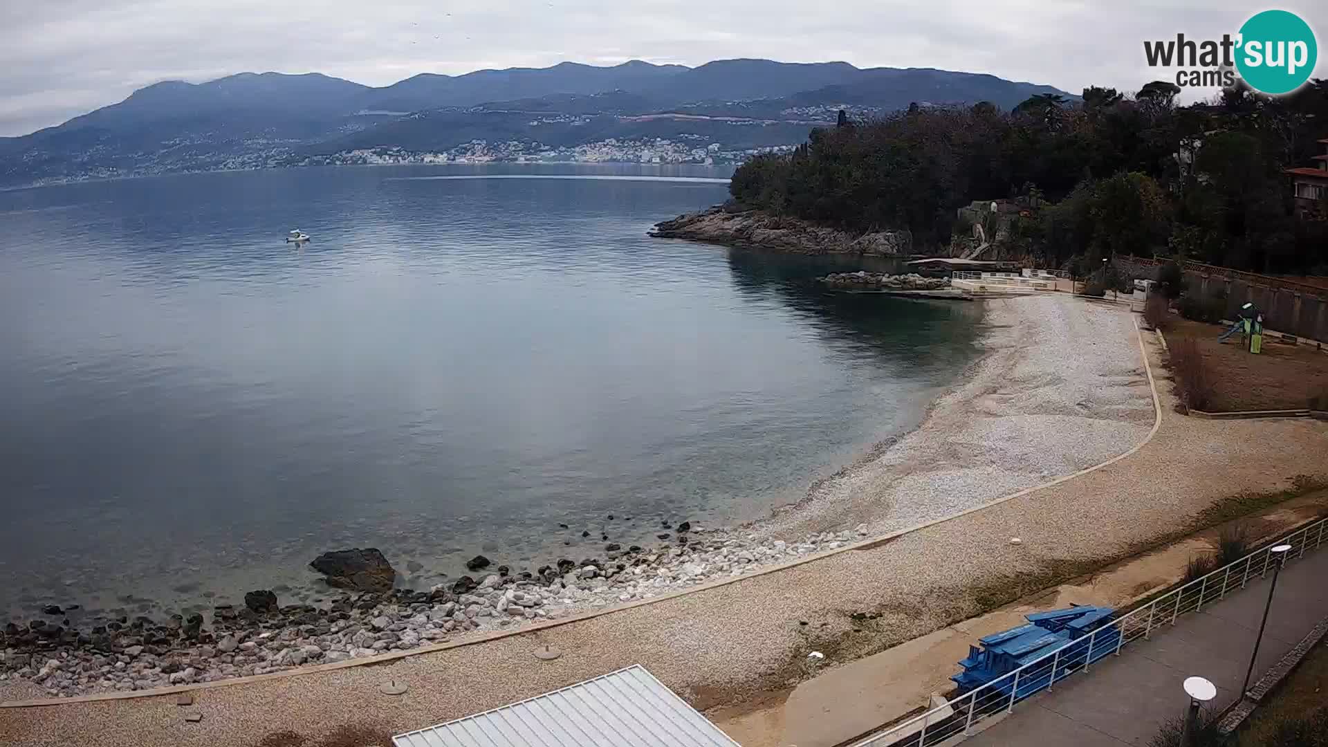 Reka Spletna kamera  plaža pri Bazenih Kantrida
