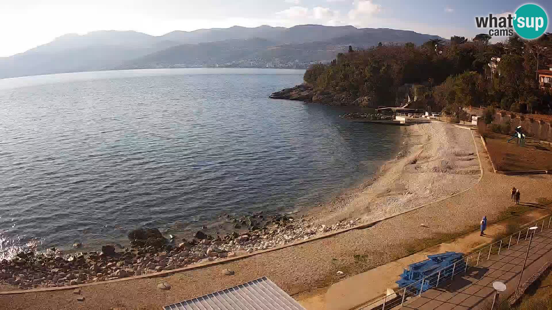 Rijeka web kamera plaža pri Bazenih Kantrida