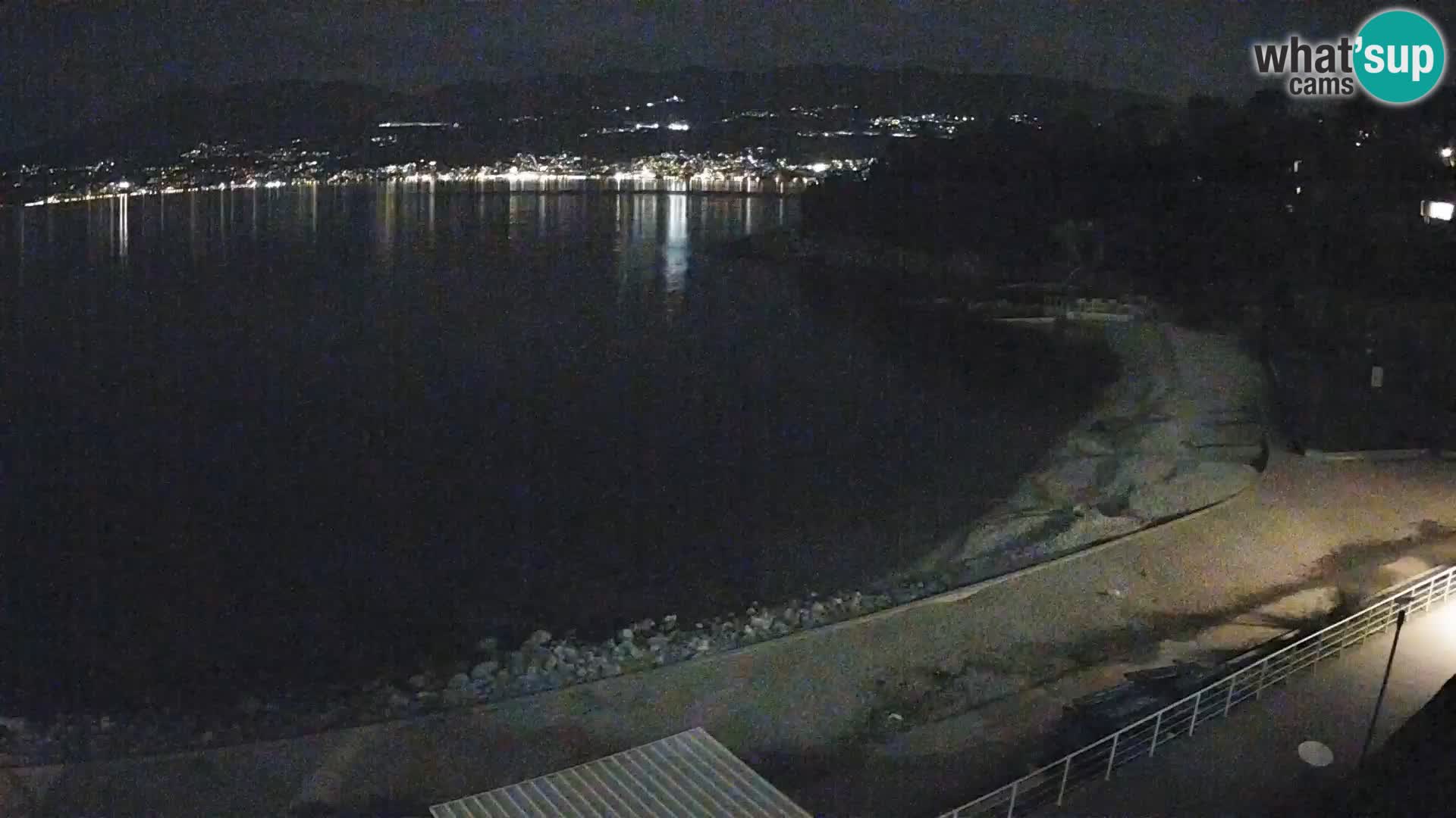 Rijeka web kamera plaža pri Bazenih Kantrida