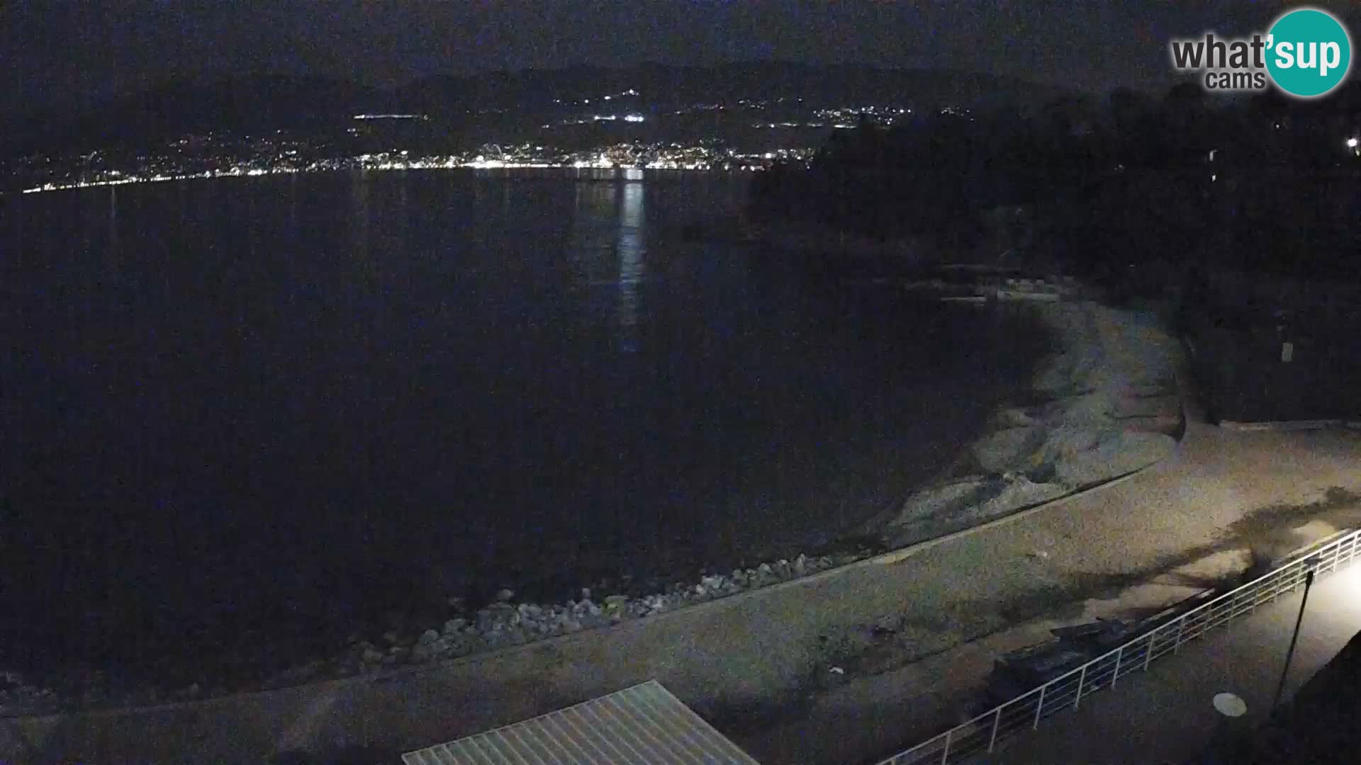 Rijeka web kamera plaža pri Bazenih Kantrida