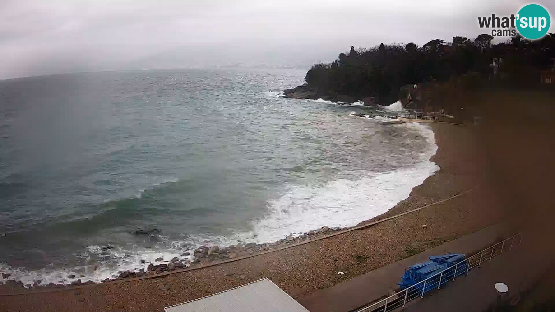 Reka Spletna kamera  plaža pri Bazenih Kantrida