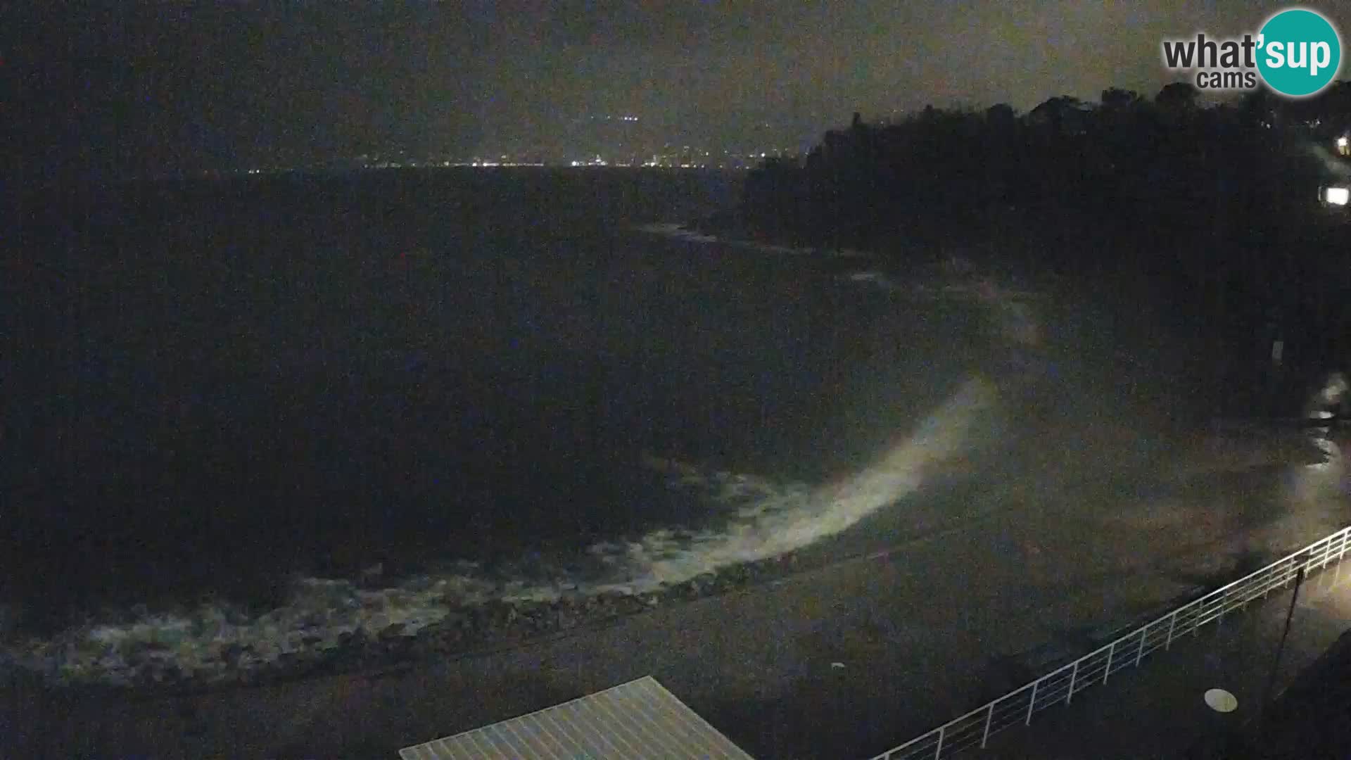 Rijeka web kamera plaža pri Bazenih Kantrida