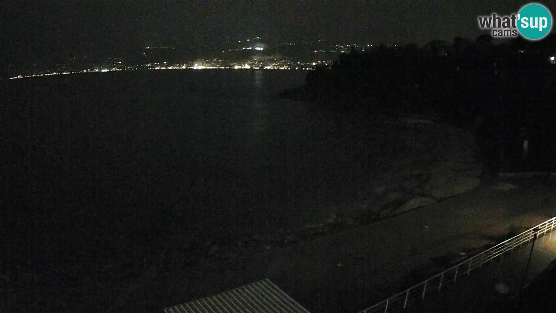 Rijeka web kamera plaža pri Bazenih Kantrida