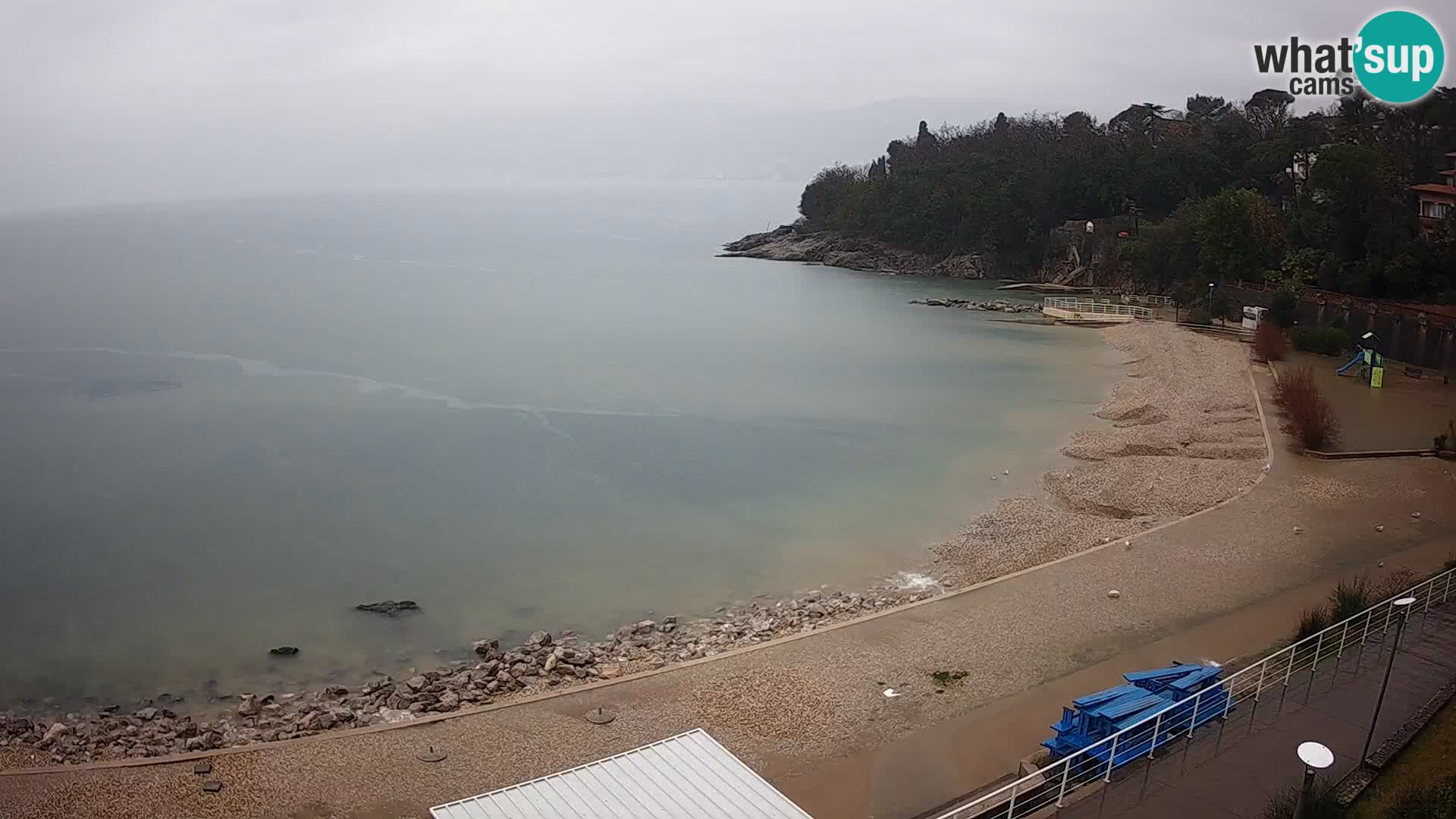 Reka Spletna kamera  plaža pri Bazenih Kantrida