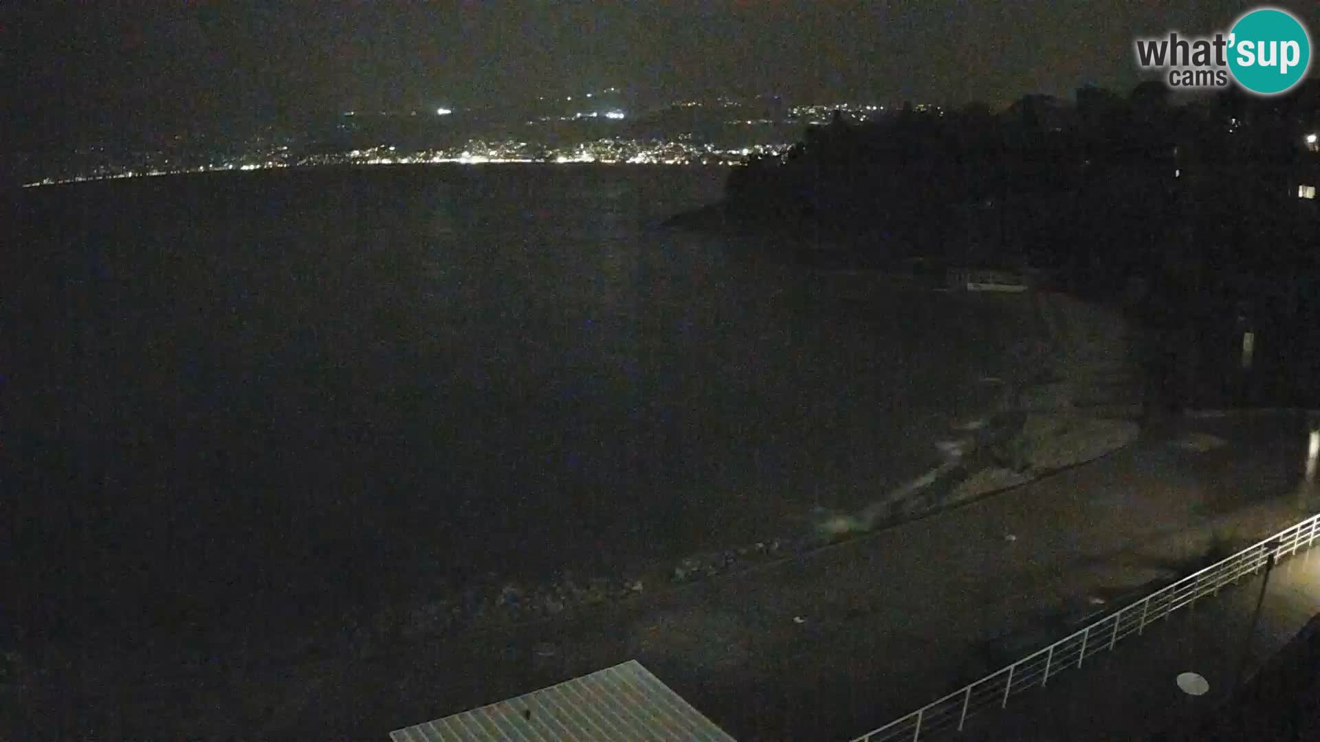 Rijeka web kamera plaža pri Bazenih Kantrida