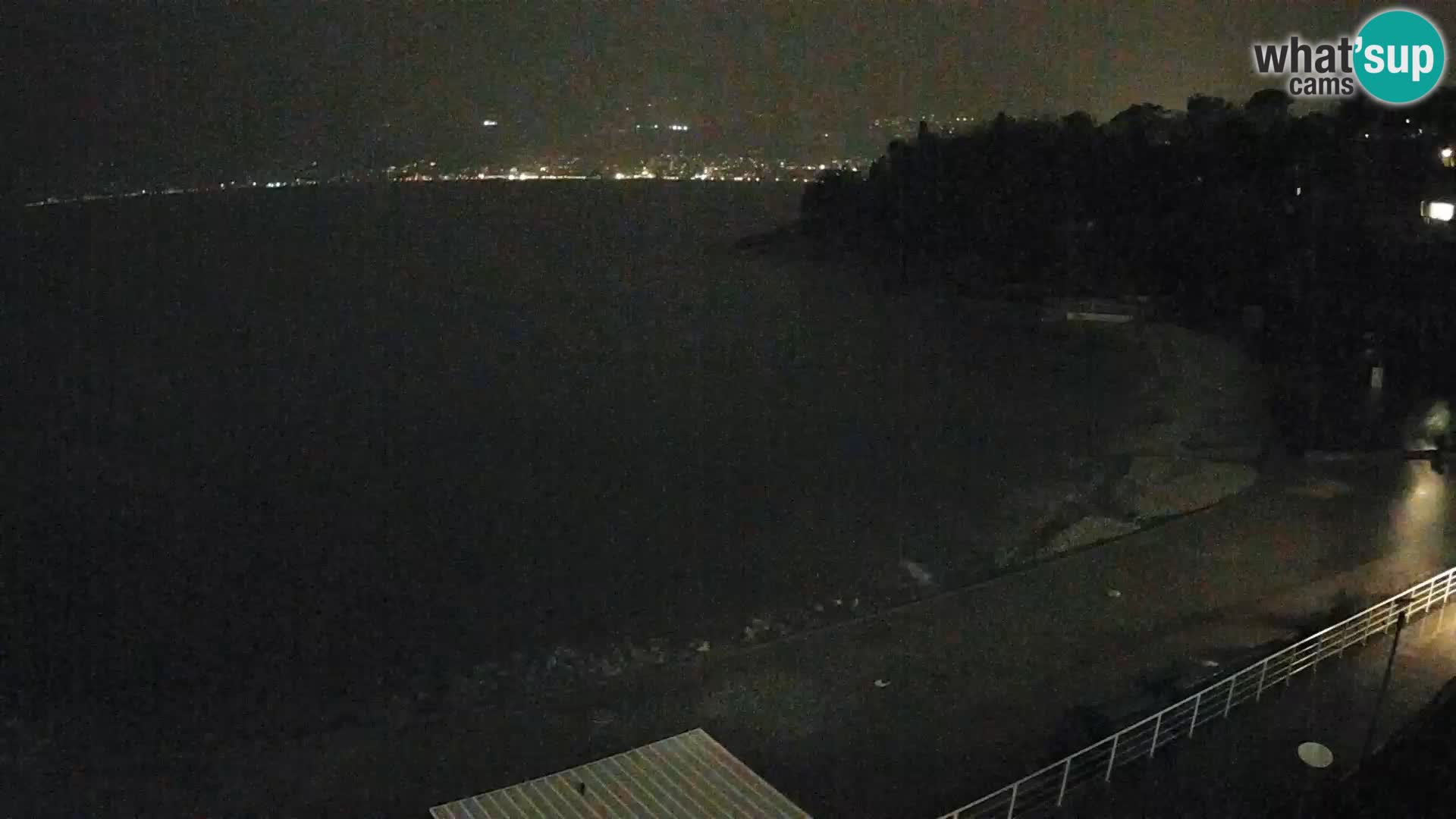 Rijeka web kamera plaža pri Bazenih Kantrida