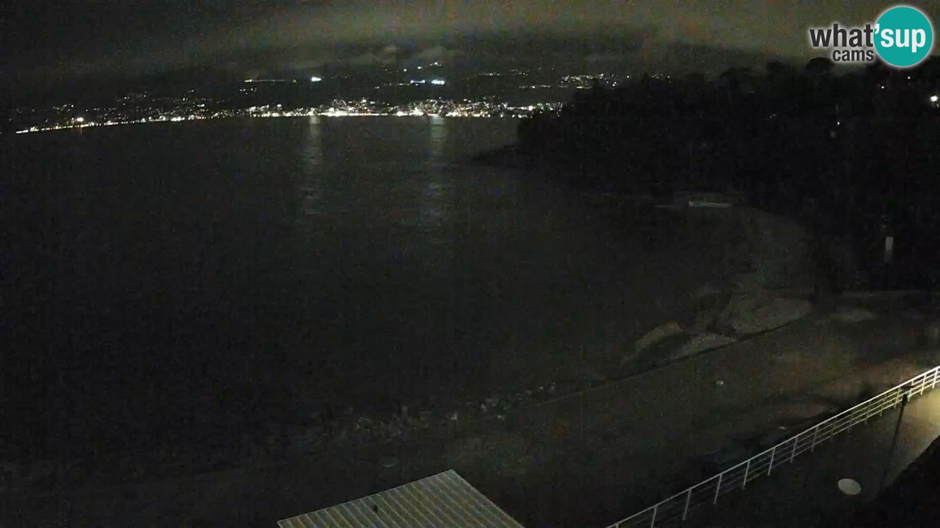 Rijeka web kamera plaža pri Bazenih Kantrida