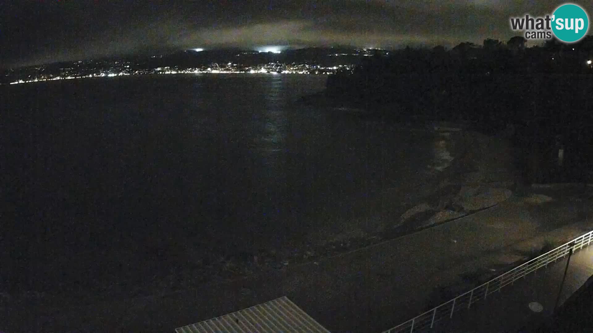 Rijeka web kamera plaža pri Bazenih Kantrida