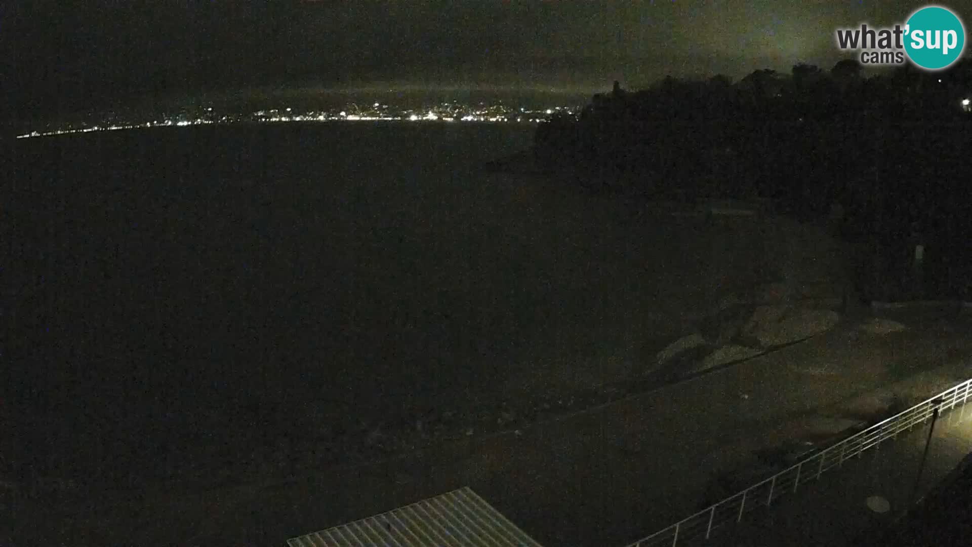 Rijeka web kamera plaža pri Bazenih Kantrida