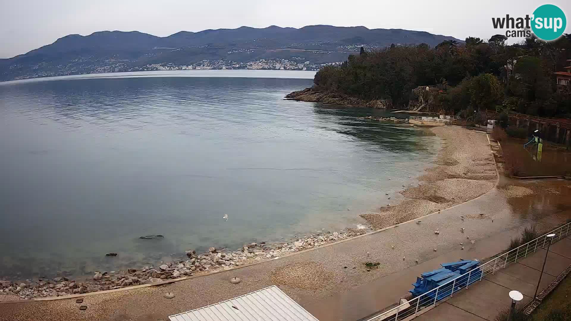 Reka Spletna kamera  plaža pri Bazenih Kantrida