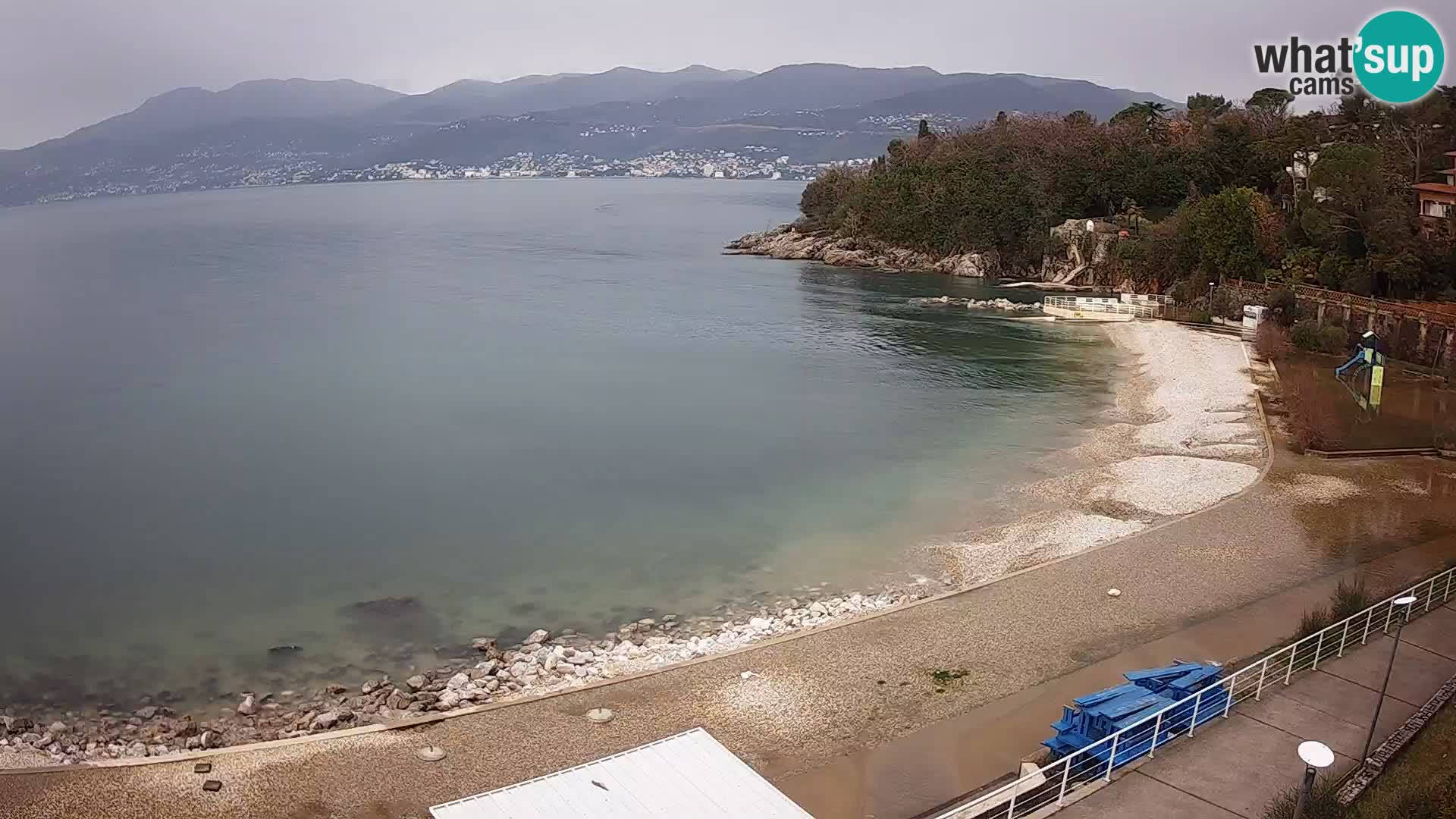 Reka Spletna kamera  plaža pri Bazenih Kantrida