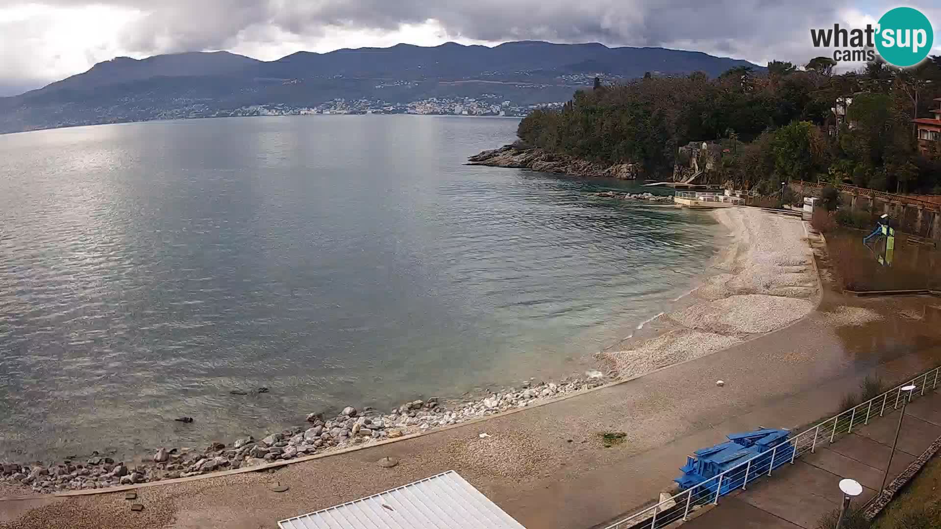 Reka Spletna kamera  plaža pri Bazenih Kantrida