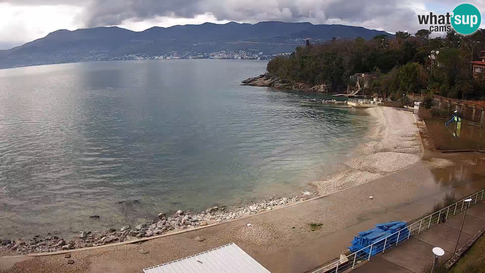 Rijeka web kamera plaža pri Bazenih Kantrida