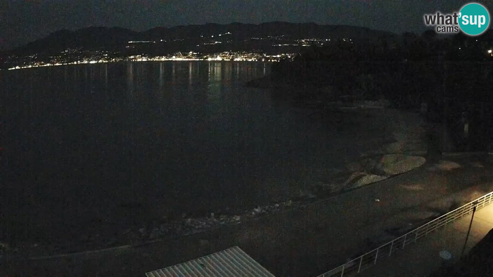 Reka Spletna kamera  plaža pri Bazenih Kantrida