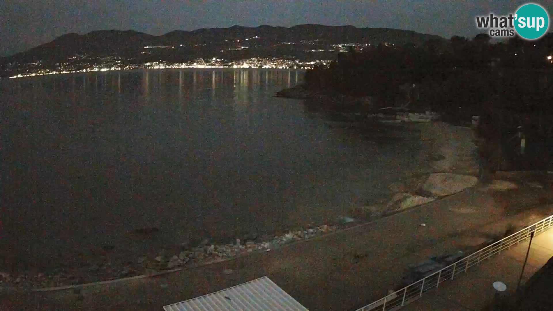 Rijeka web kamera plaža pri Bazenih Kantrida