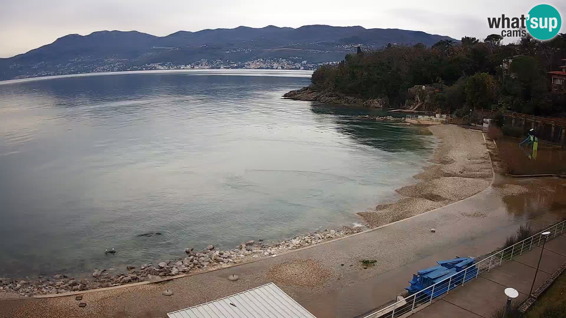 Reka Spletna kamera  plaža pri Bazenih Kantrida