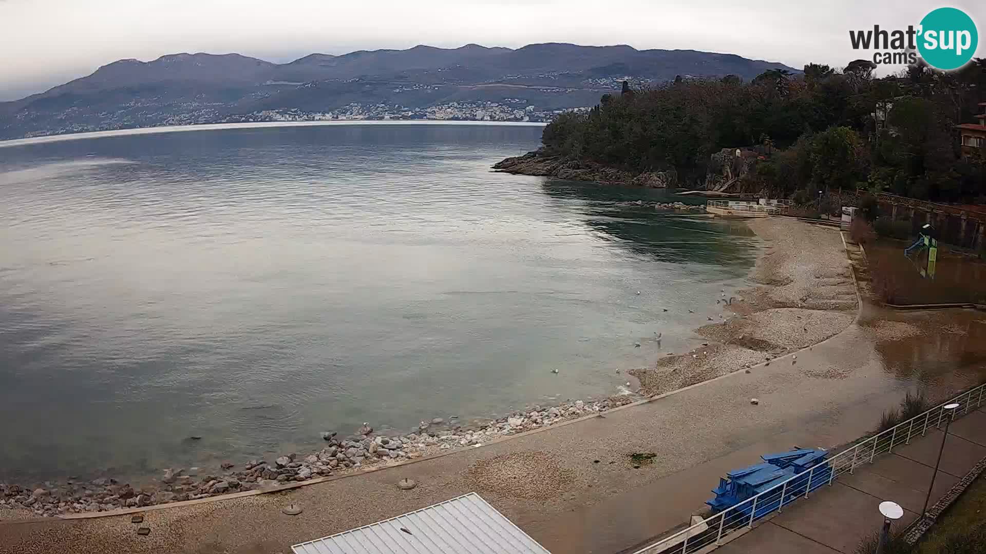 Reka Spletna kamera  plaža pri Bazenih Kantrida
