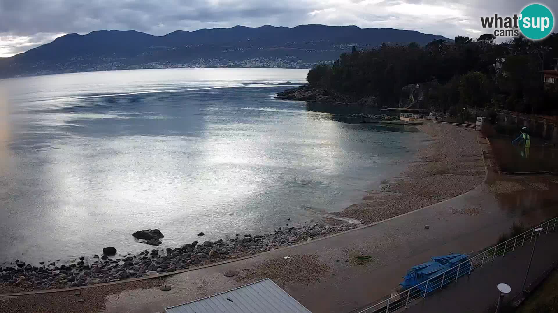 Reka Spletna kamera  plaža pri Bazenih Kantrida