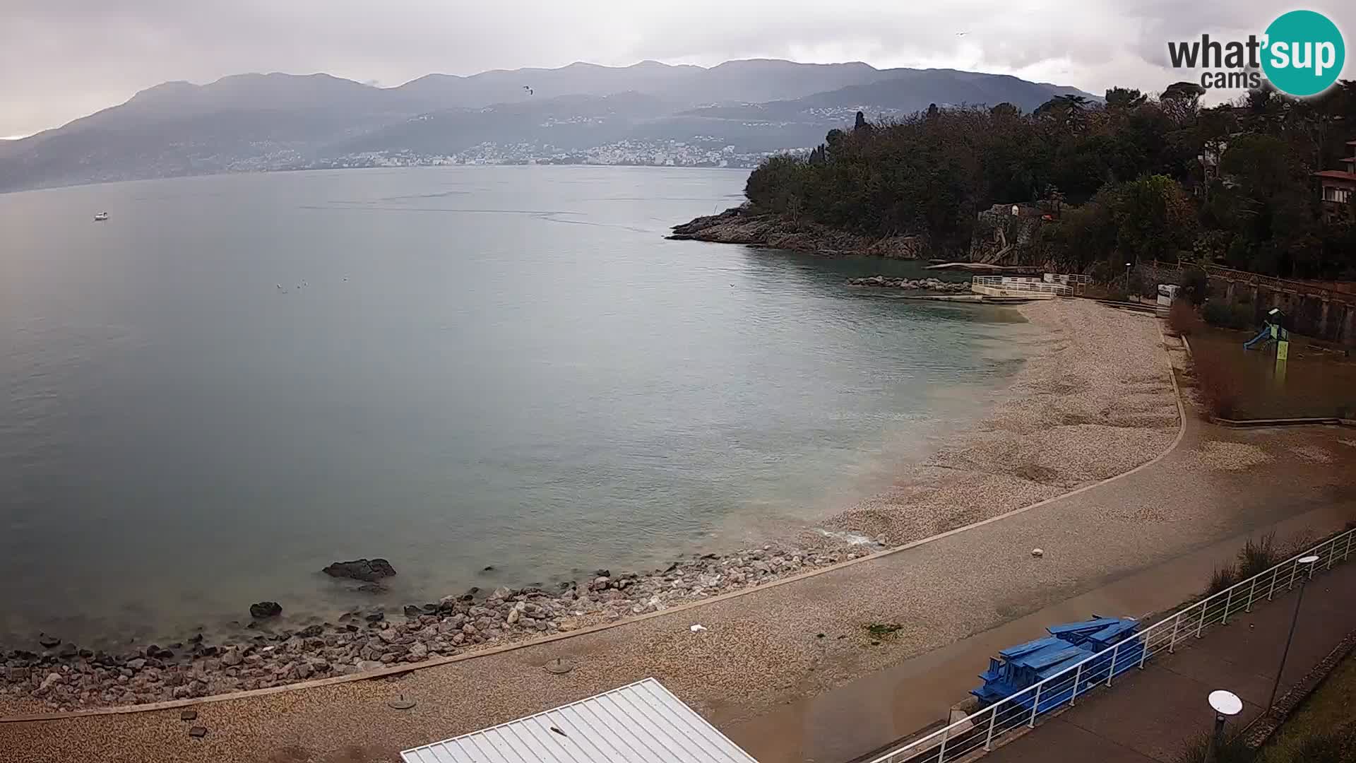 Reka Spletna kamera  plaža pri Bazenih Kantrida