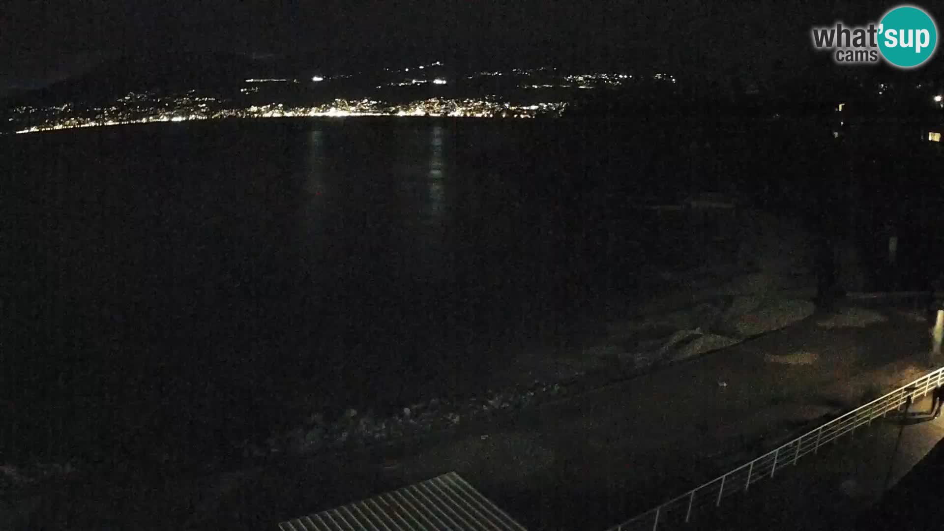 Rijeka web kamera plaža pri Bazenih Kantrida