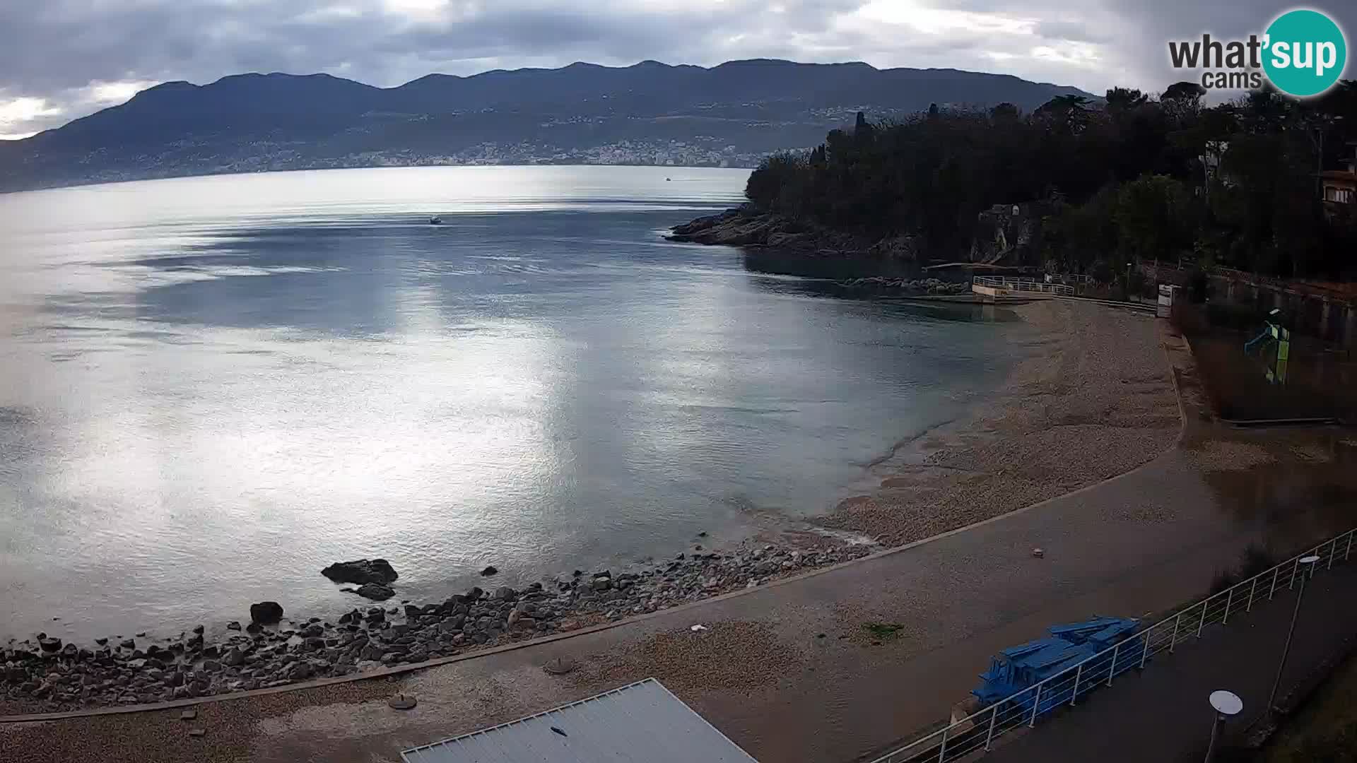 Rijeka web kamera plaža pri Bazenih Kantrida
