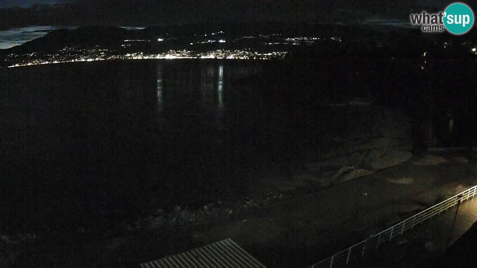 Rijeka web kamera plaža pri Bazenih Kantrida