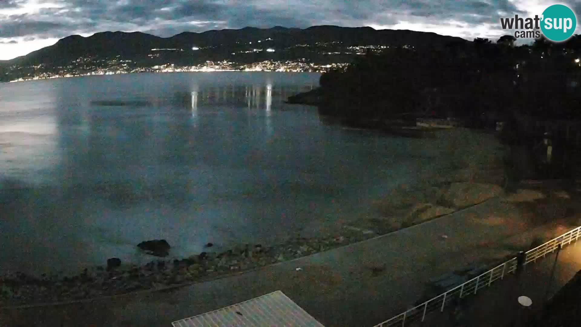 Rijeka web kamera plaža pri Bazenih Kantrida