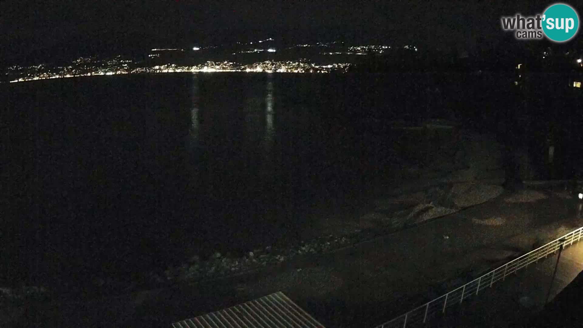 Rijeka web kamera plaža pri Bazenih Kantrida