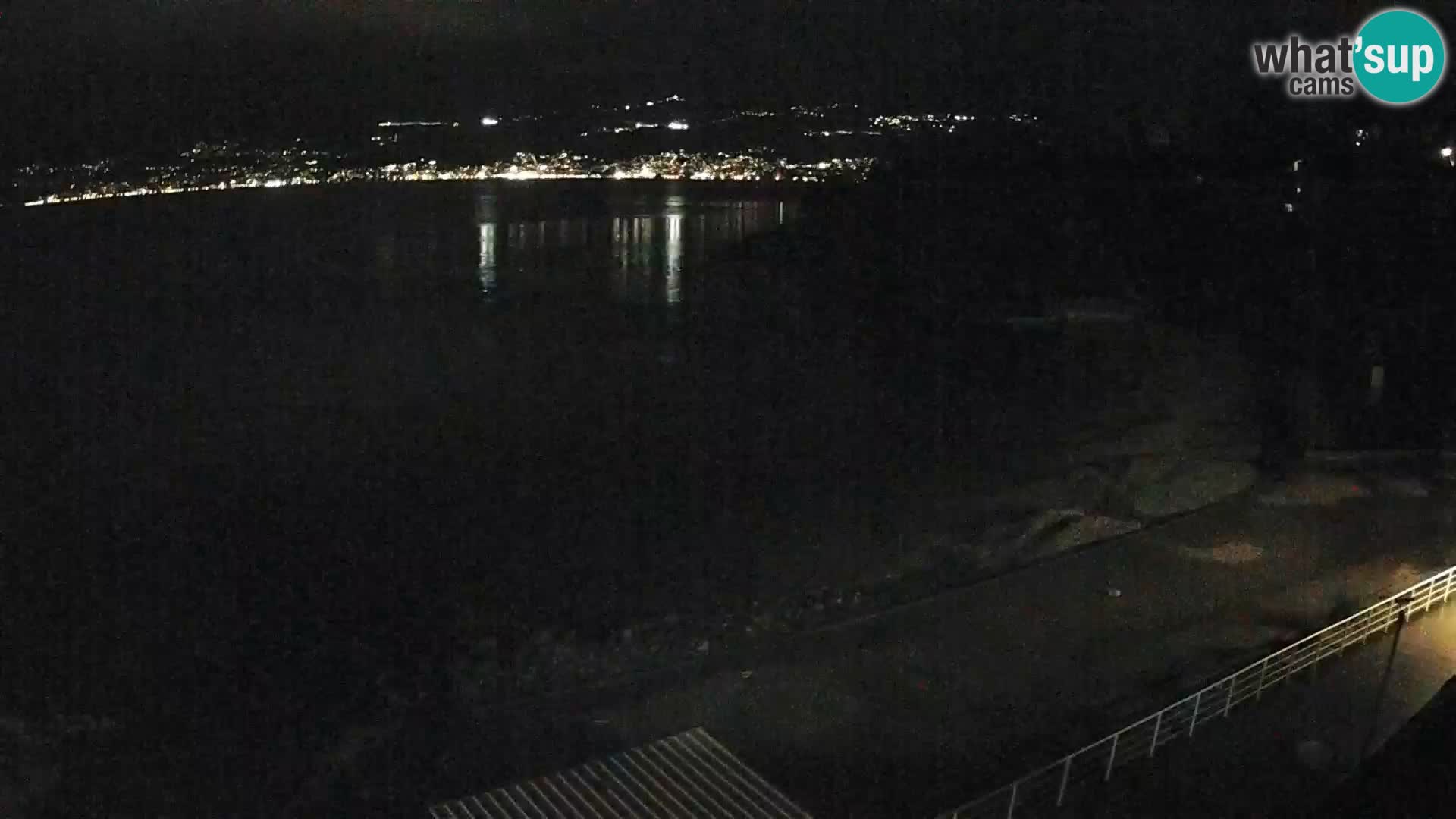 Rijeka web kamera plaža pri Bazenih Kantrida