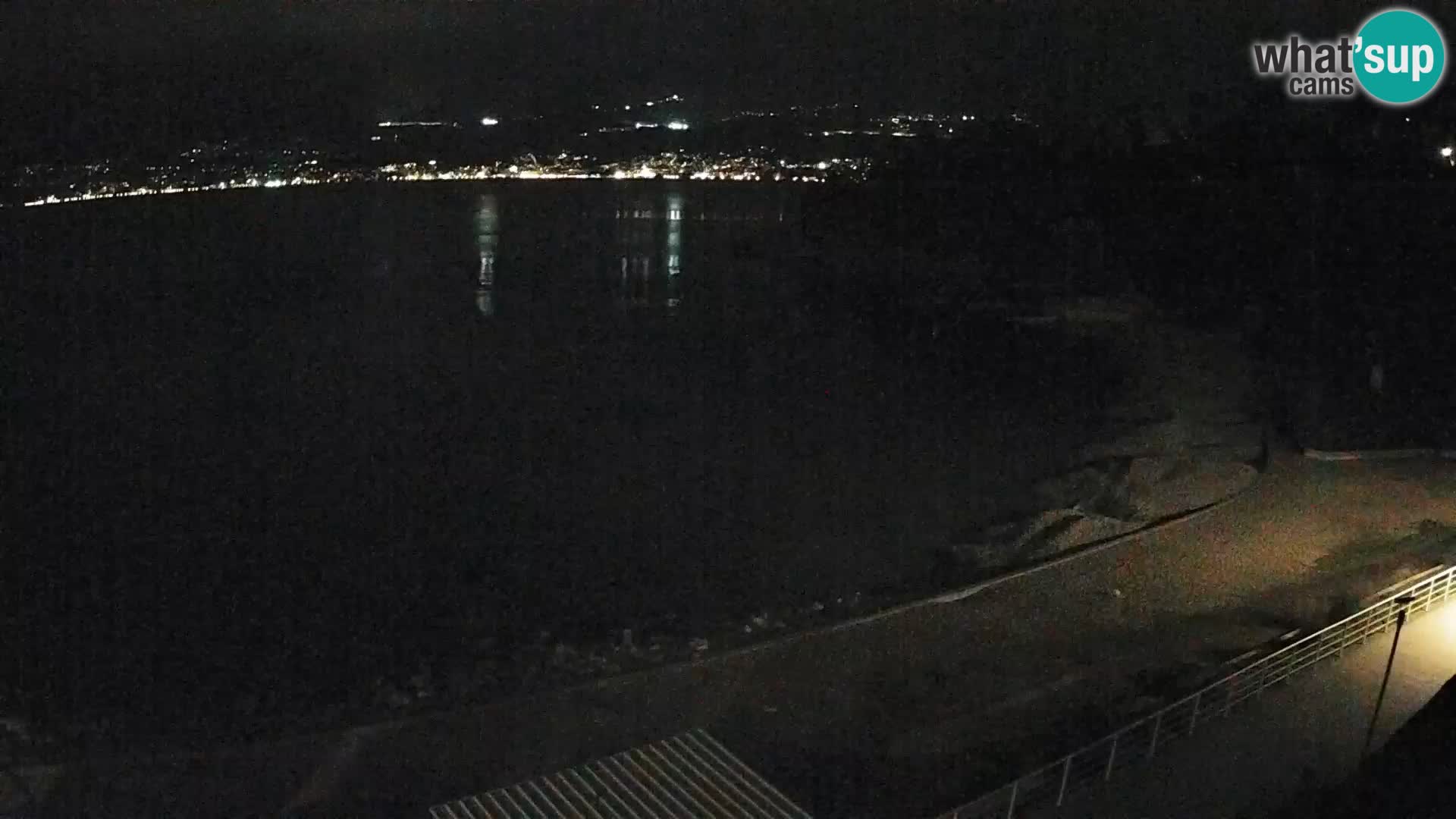 Rijeka web kamera plaža pri Bazenih Kantrida