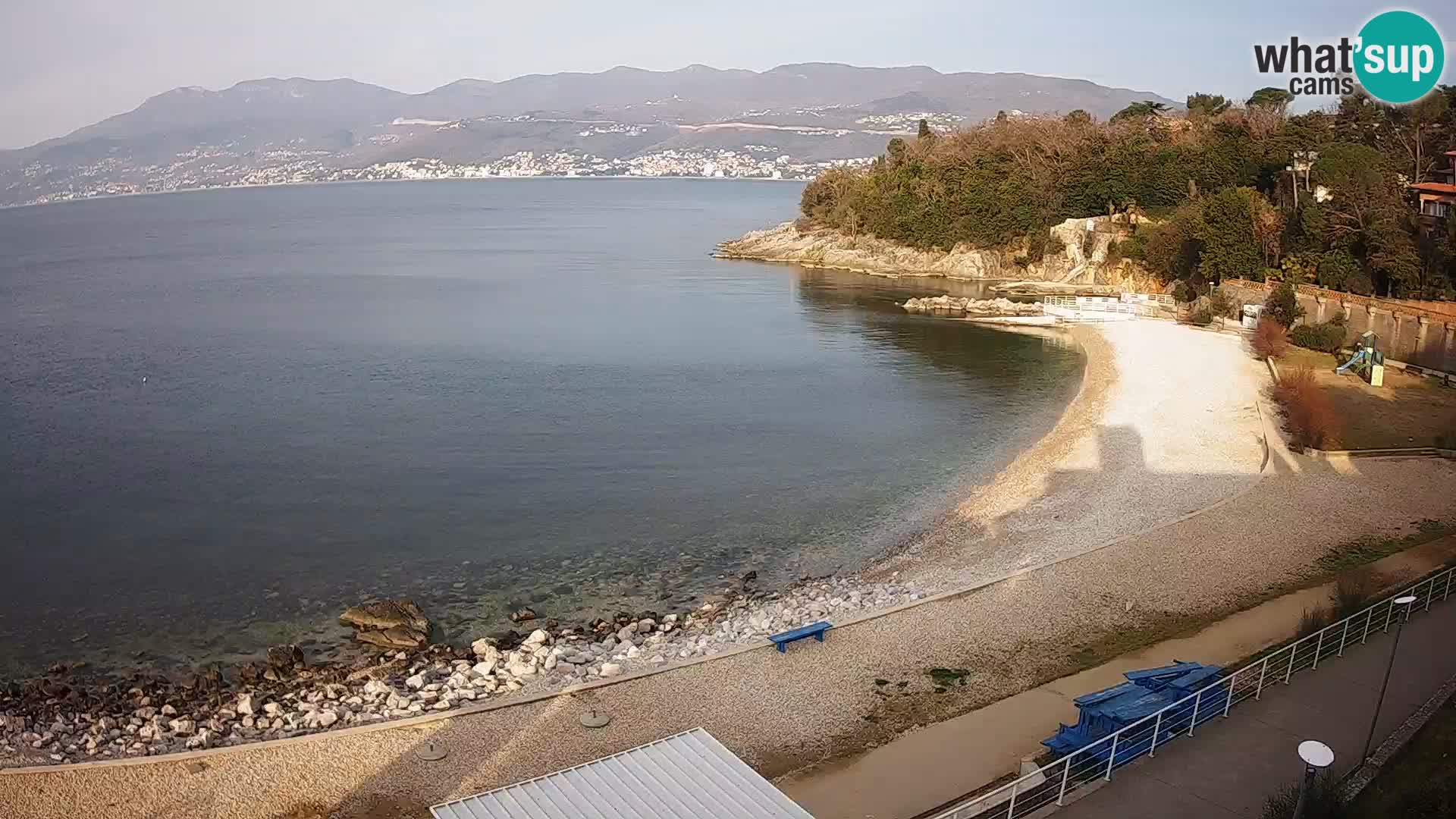 Reka Spletna kamera  plaža pri Bazenih Kantrida