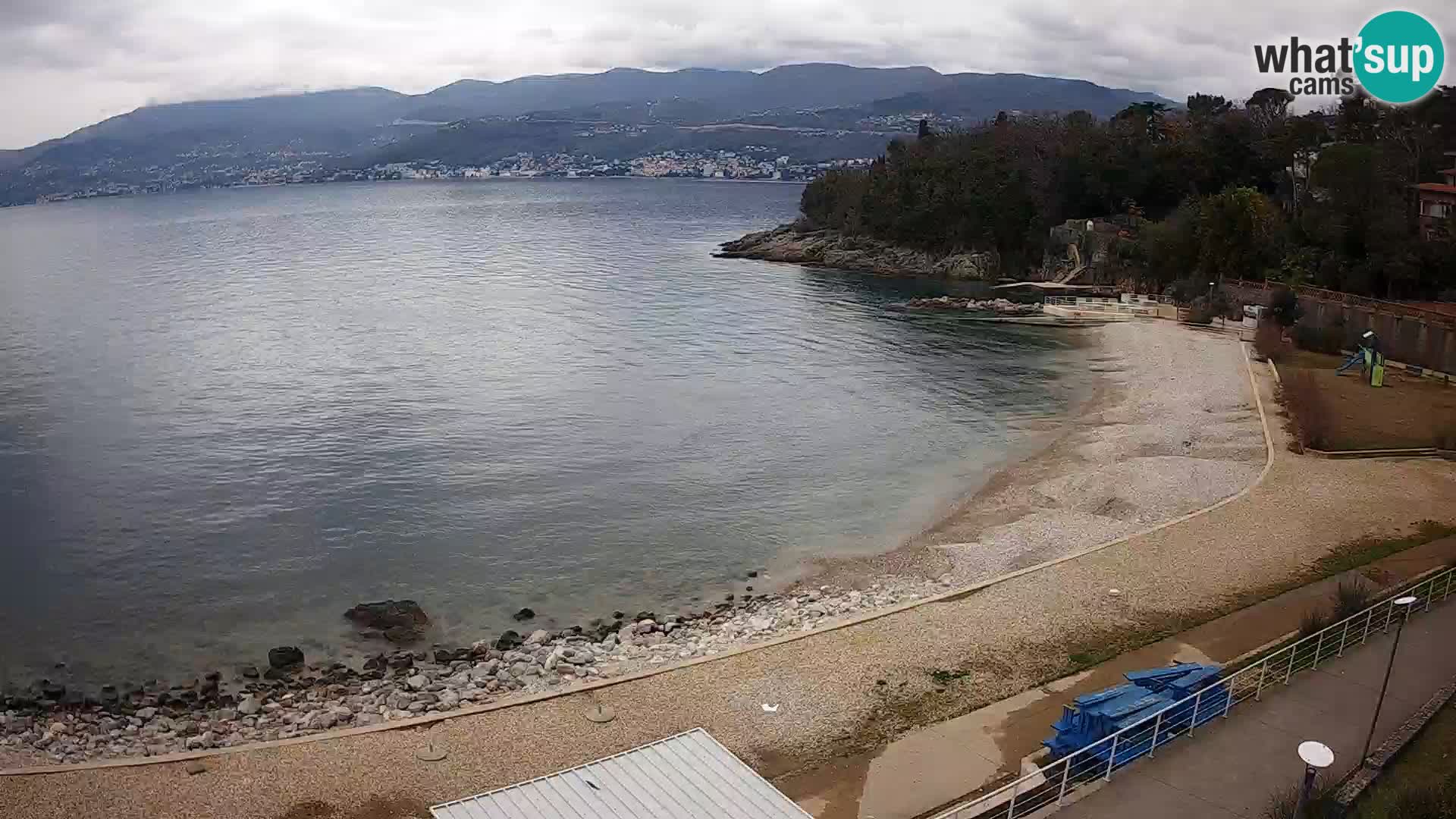 Reka Spletna kamera  plaža pri Bazenih Kantrida