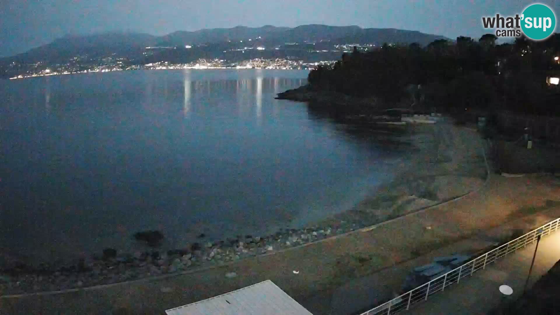 Reka Spletna kamera  plaža pri Bazenih Kantrida