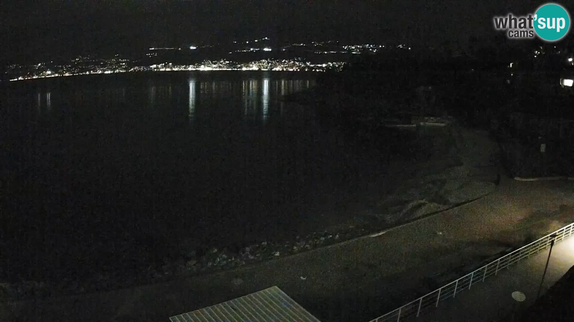 Rijeka web kamera plaža pri Bazenih Kantrida