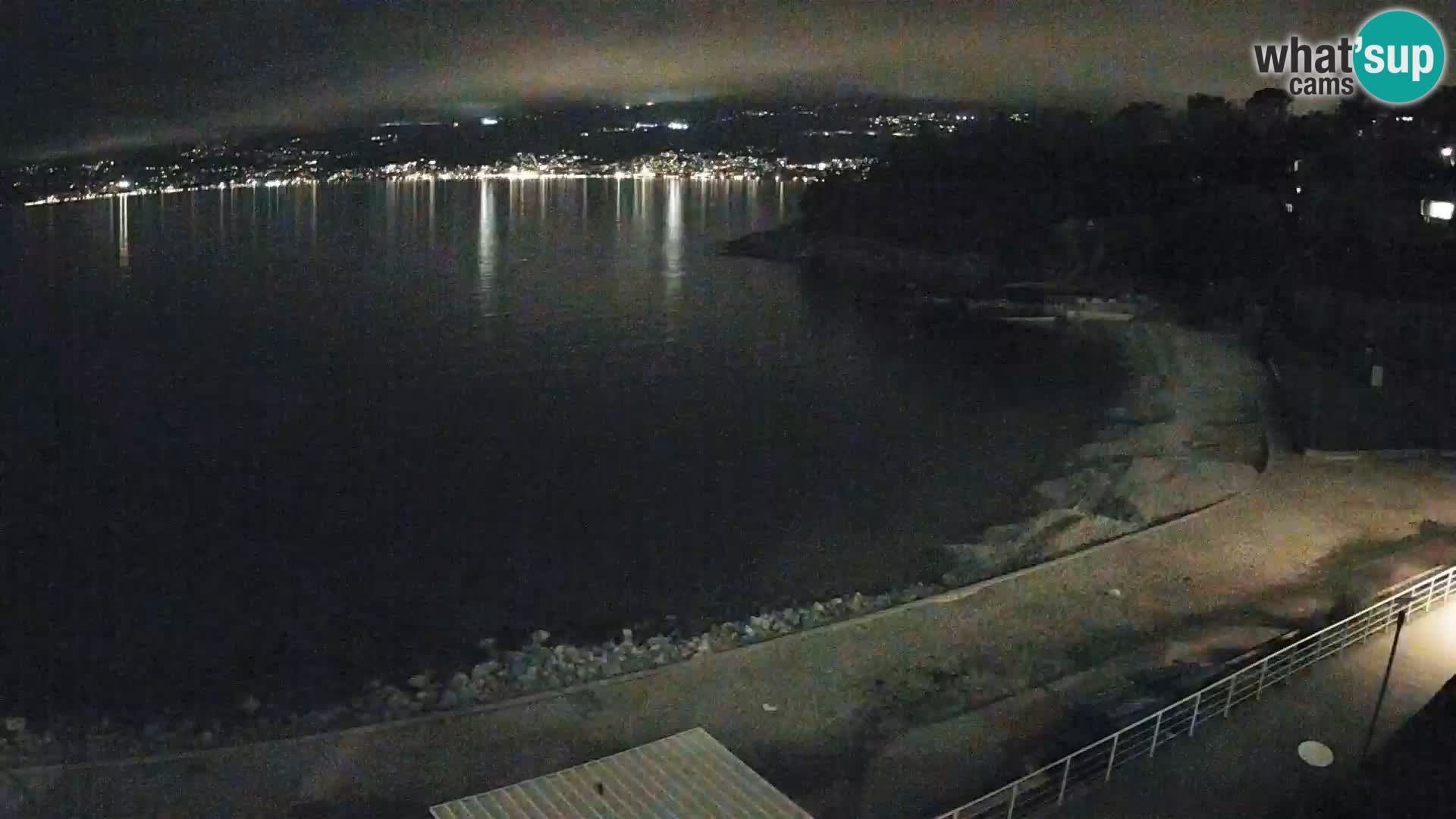 Rijeka web kamera plaža pri Bazenih Kantrida