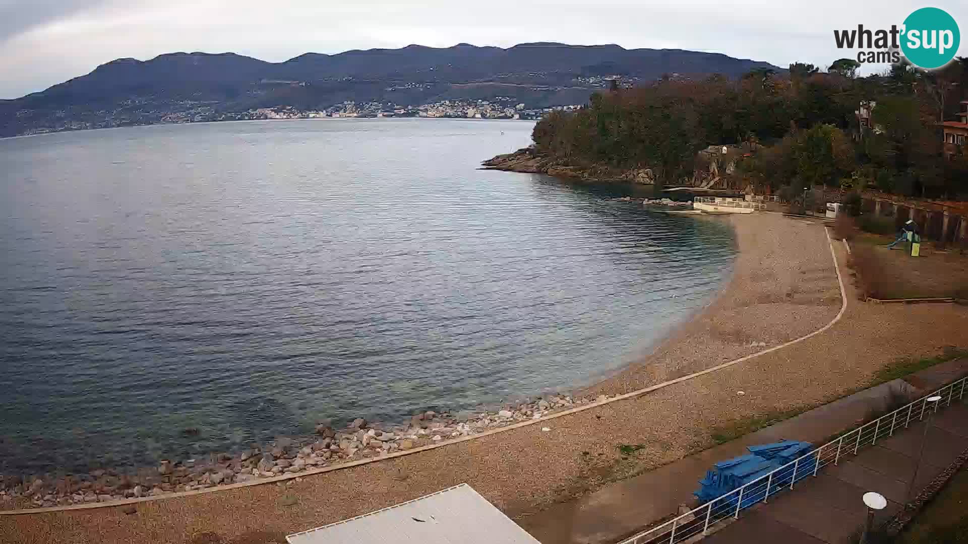 Reka Spletna kamera  plaža pri Bazenih Kantrida