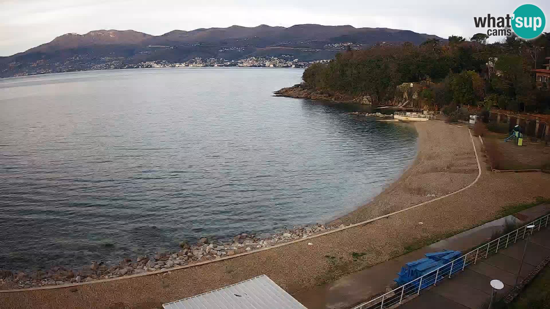 Rijeka web kamera plaža pri Bazenih Kantrida