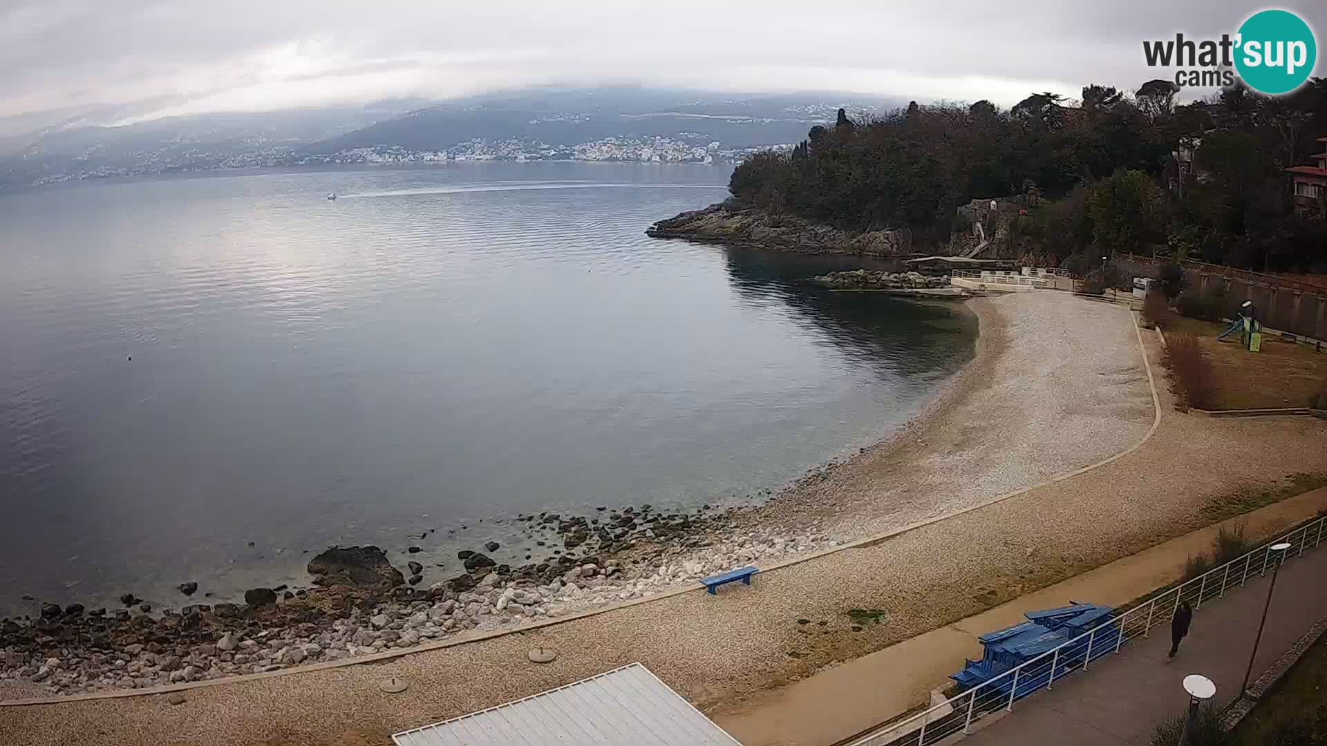 Reka Spletna kamera  plaža pri Bazenih Kantrida