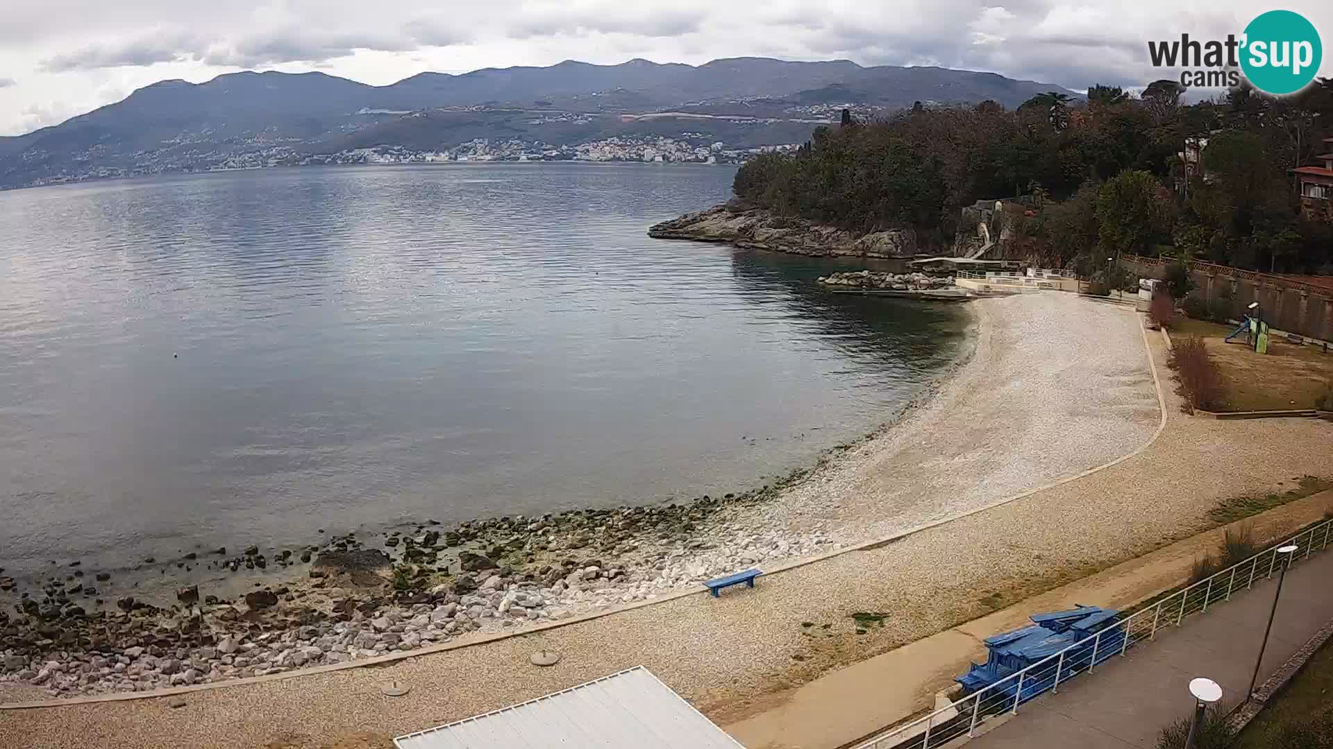 Rijeka web kamera plaža pri Bazenih Kantrida