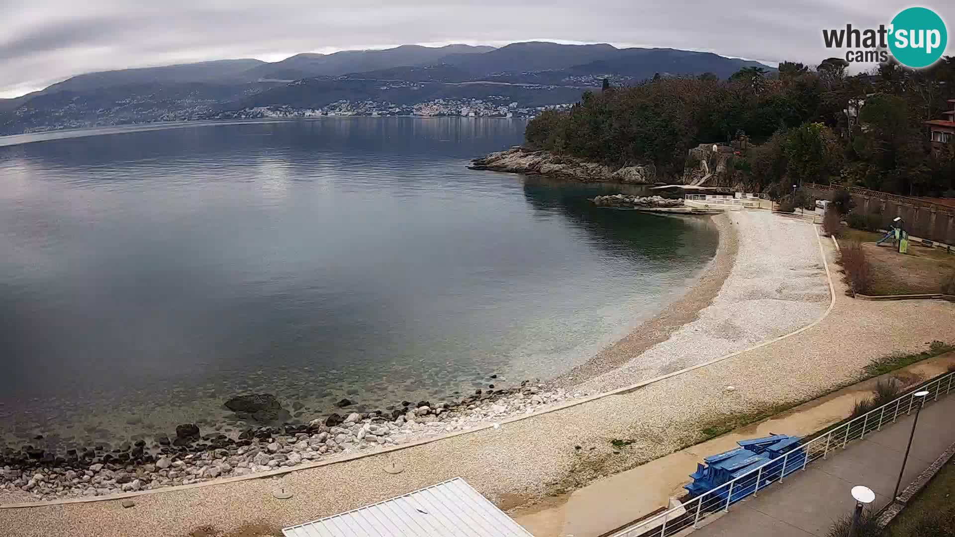 Reka Spletna kamera  plaža pri Bazenih Kantrida