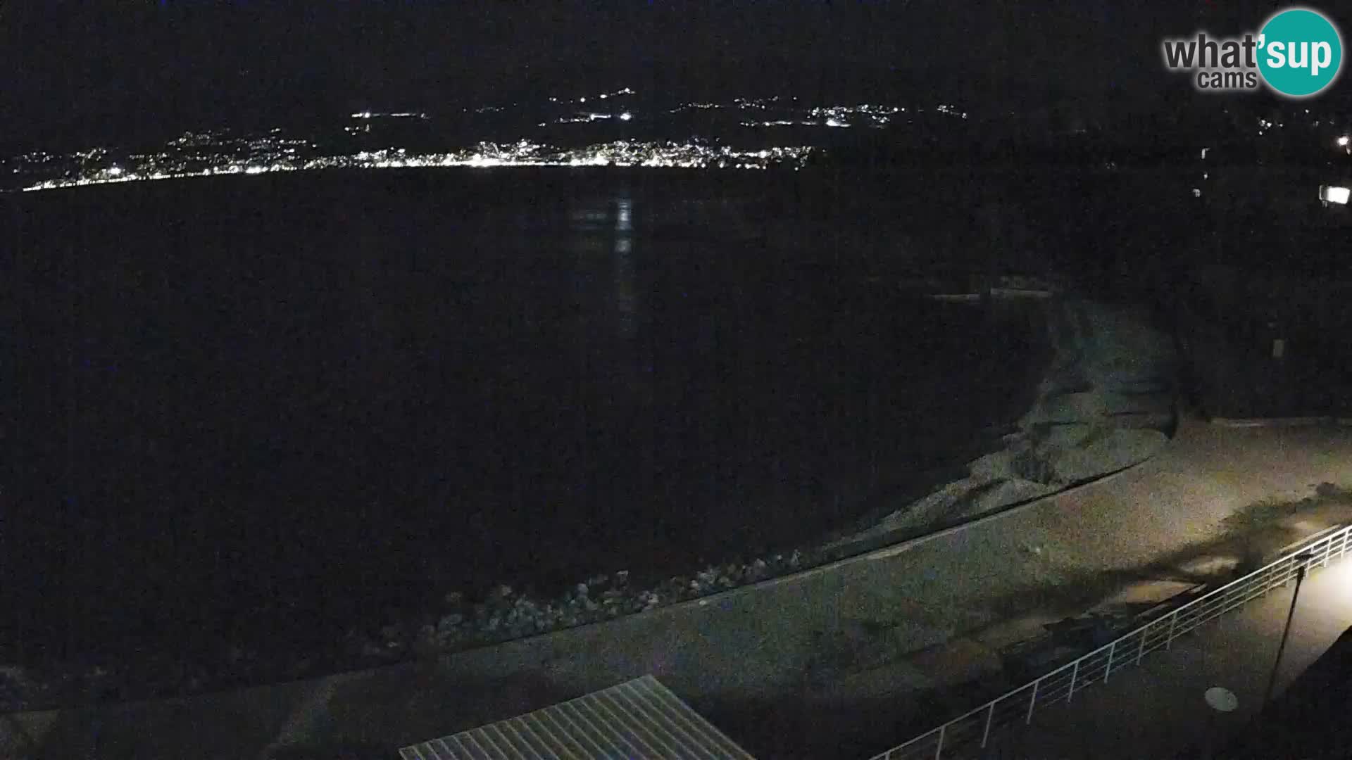 Rijeka web kamera plaža pri Bazenih Kantrida