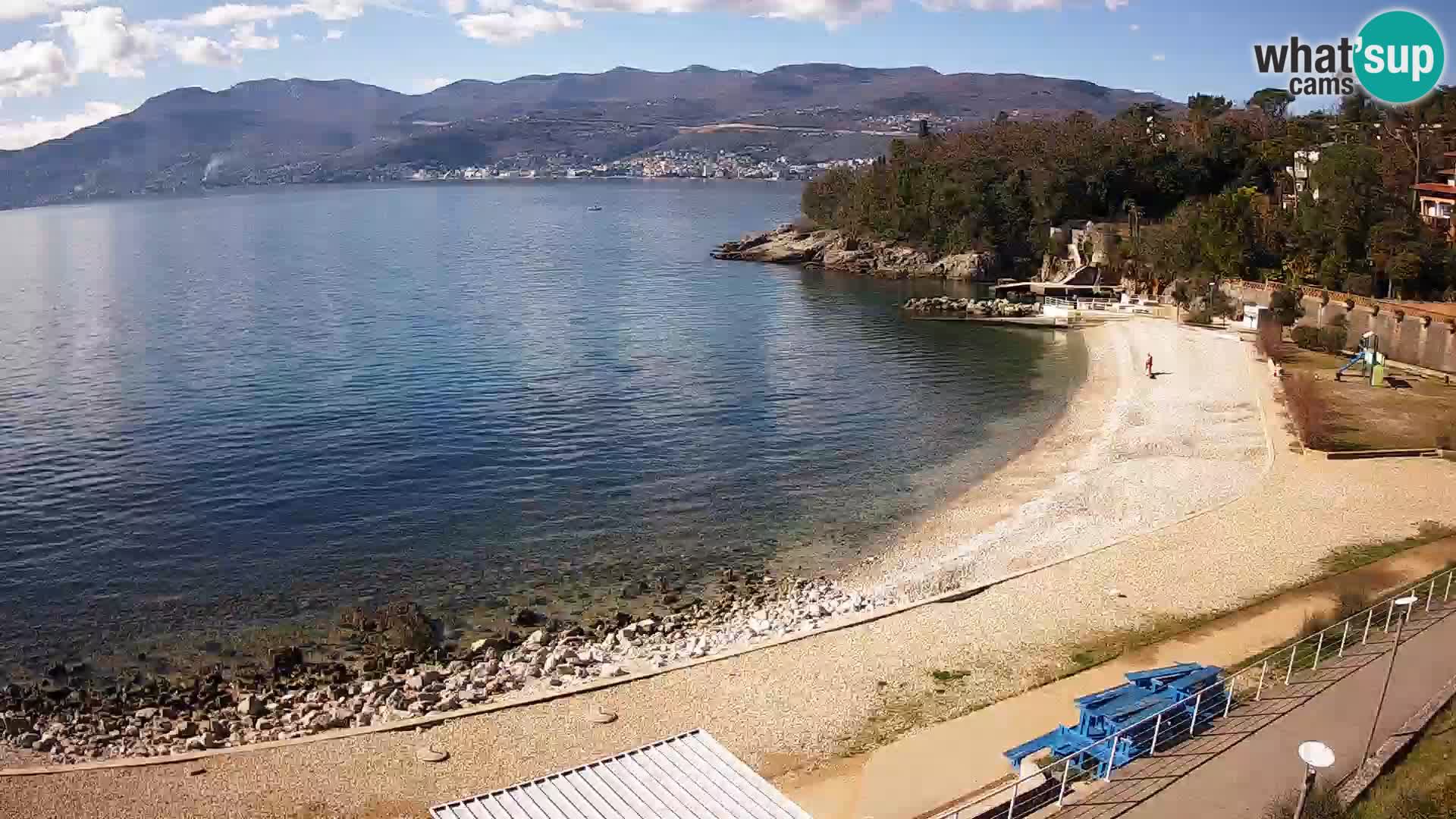 Reka Spletna kamera  plaža pri Bazenih Kantrida