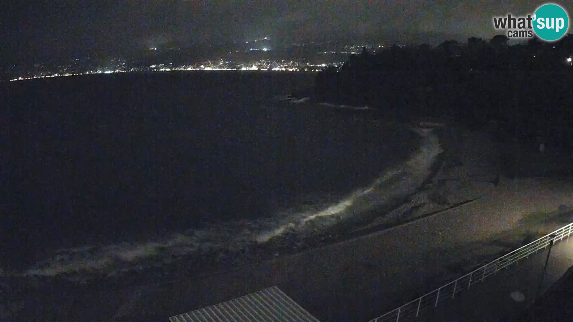 Rijeka web kamera plaža pri Bazenih Kantrida