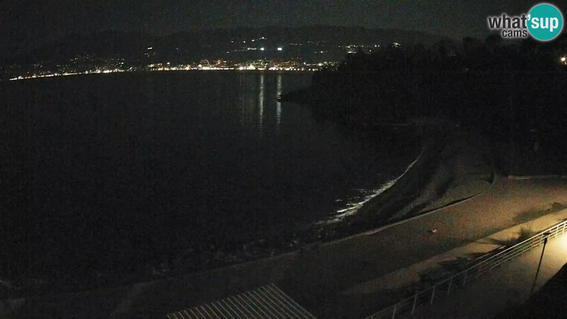 Rijeka web kamera plaža pri Bazenih Kantrida