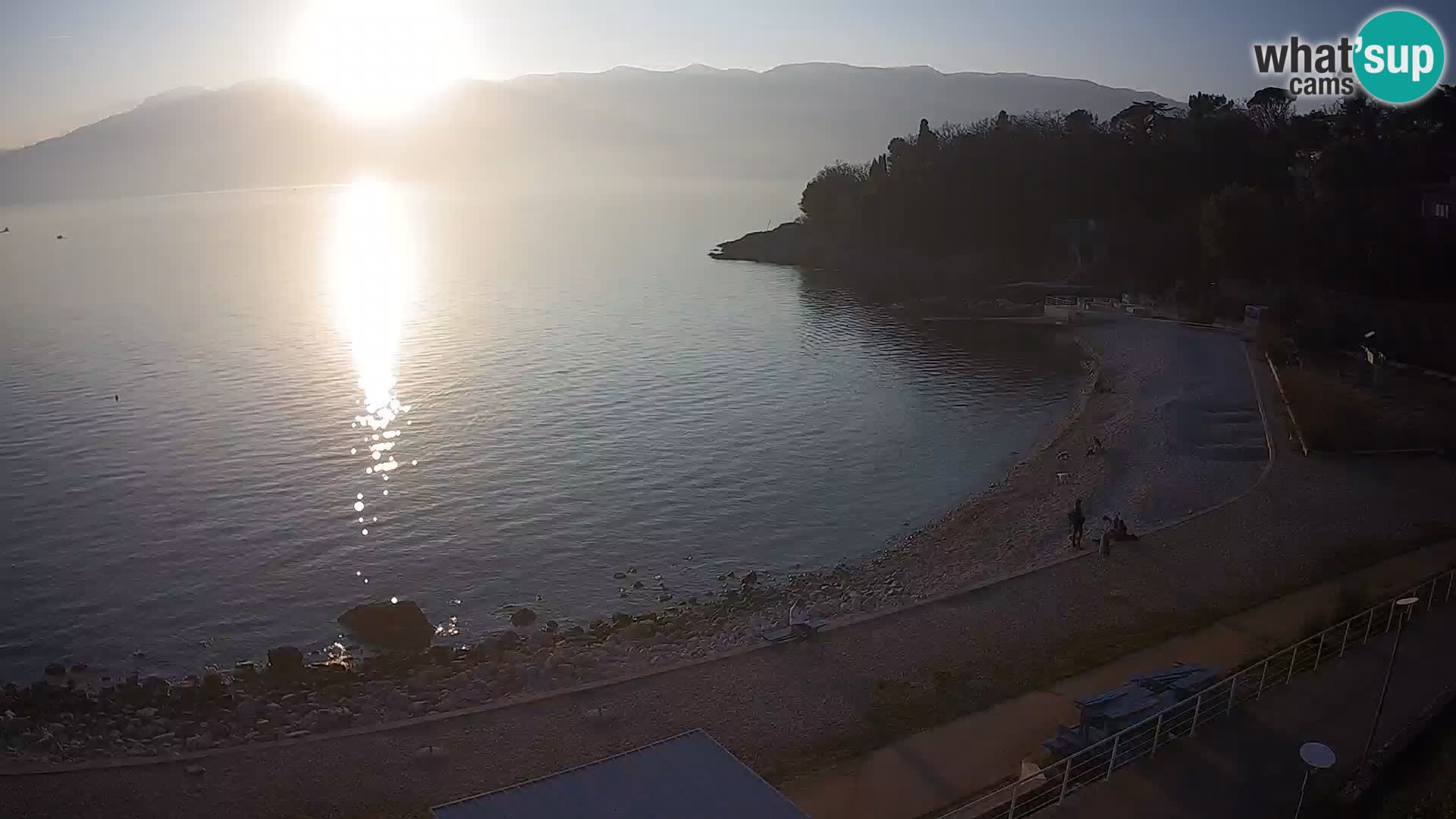 Rijeka web kamera plaža pri Bazenih Kantrida