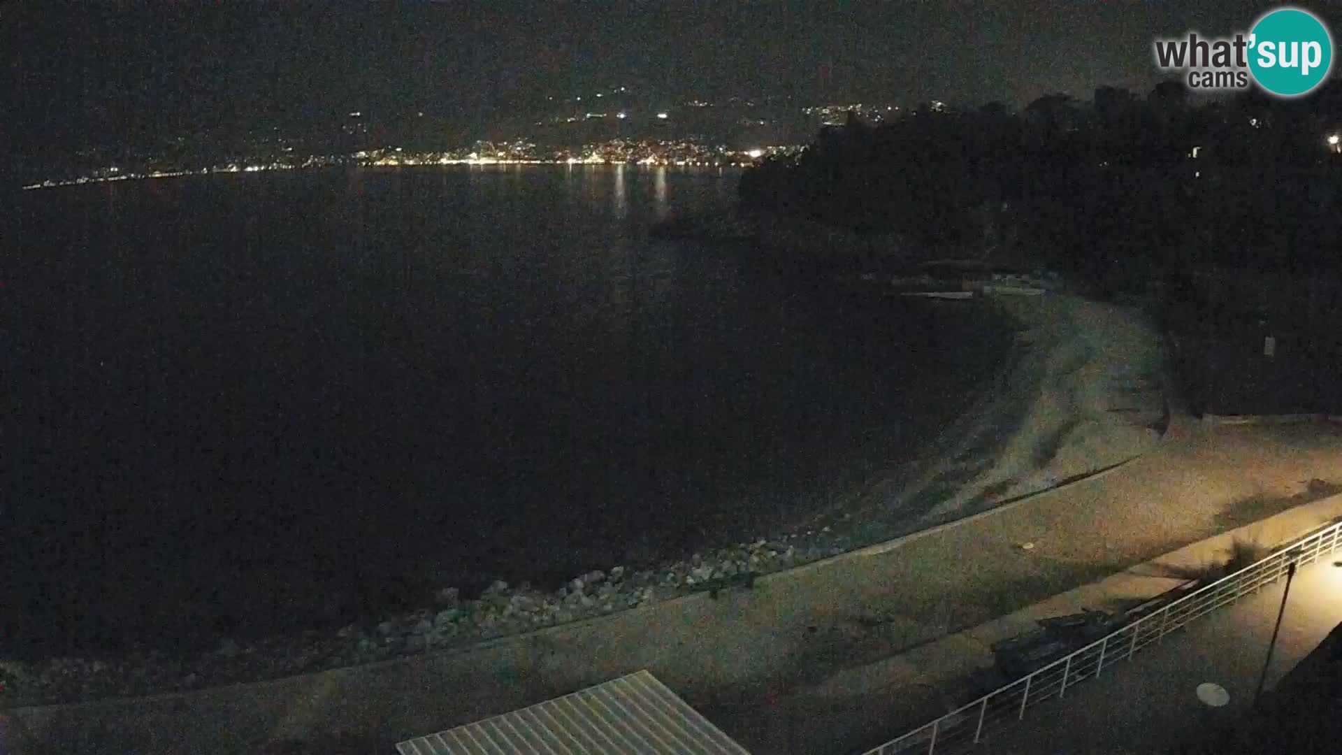 Rijeka web kamera plaža pri Bazenih Kantrida