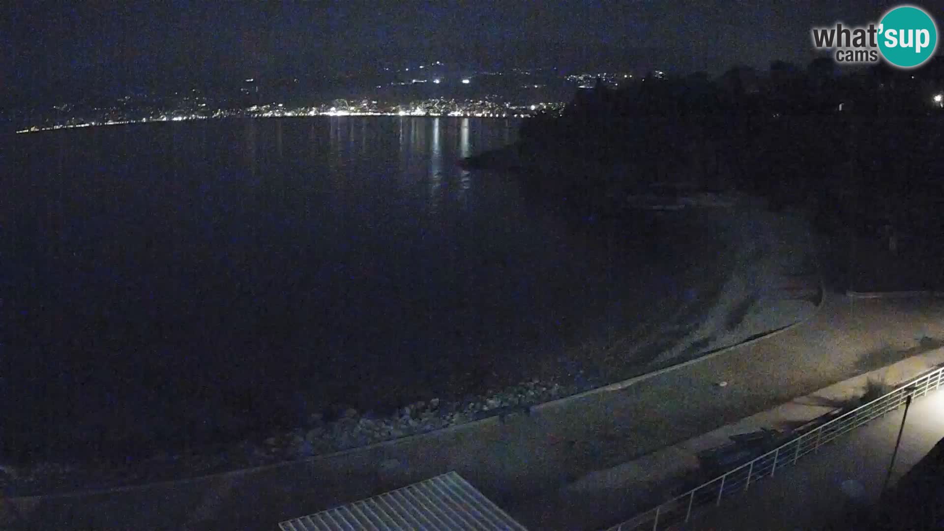 Rijeka web kamera plaža pri Bazenih Kantrida