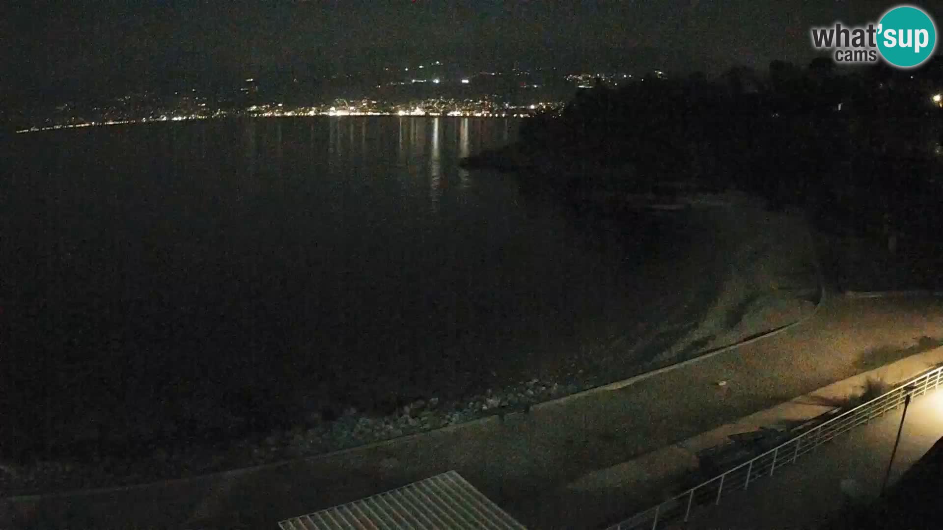 Reka Spletna kamera  plaža pri Bazenih Kantrida