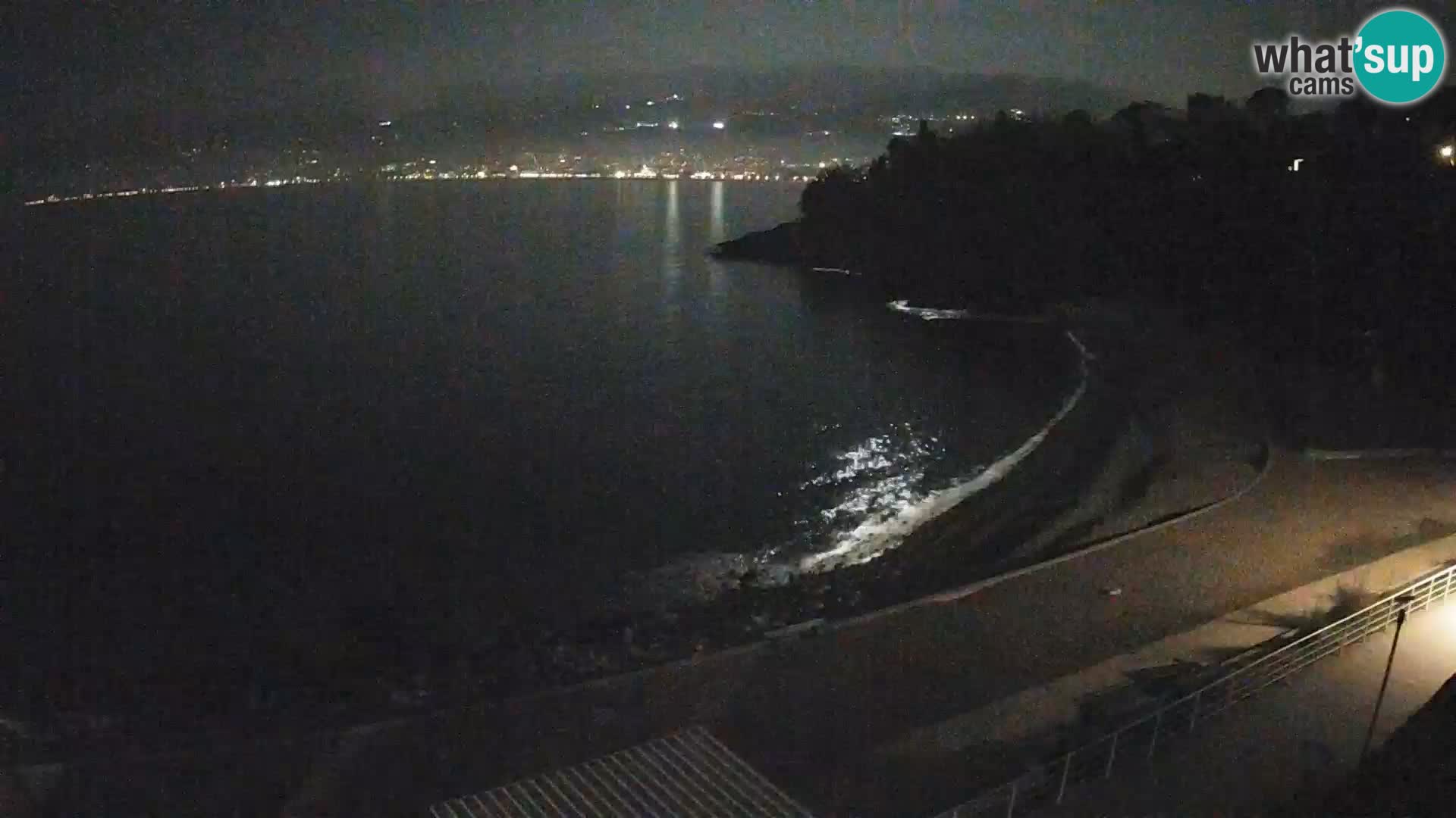 Rijeka web kamera plaža pri Bazenih Kantrida